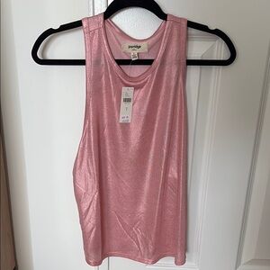 Anthropologie Pink Sleeveless Tank Top